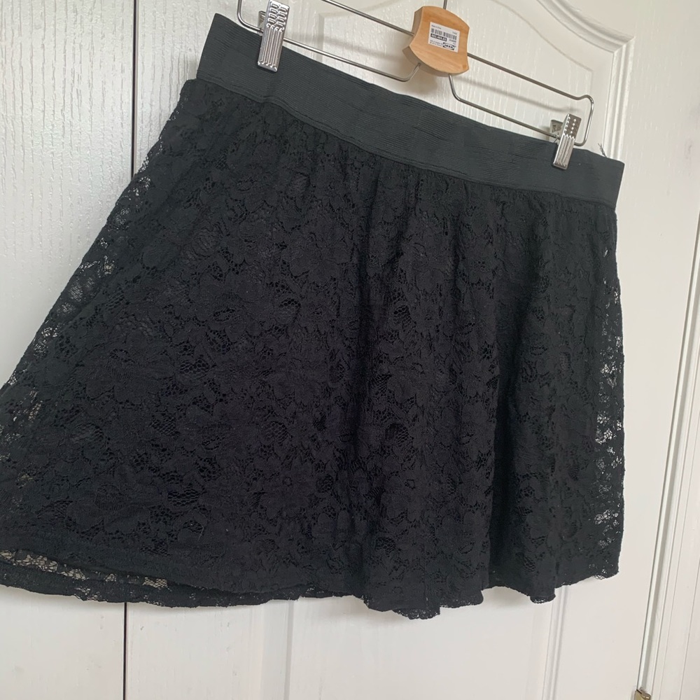 Laced Flare Skirt